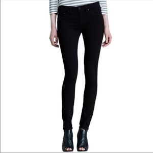 RAG & BONE The Legging In Black Plush size 28